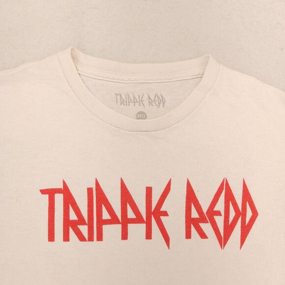 Tripple Redd Rap Crew Neck Graphic T Shirt Adult Mens Size Medium M White - Picture 1 of 10